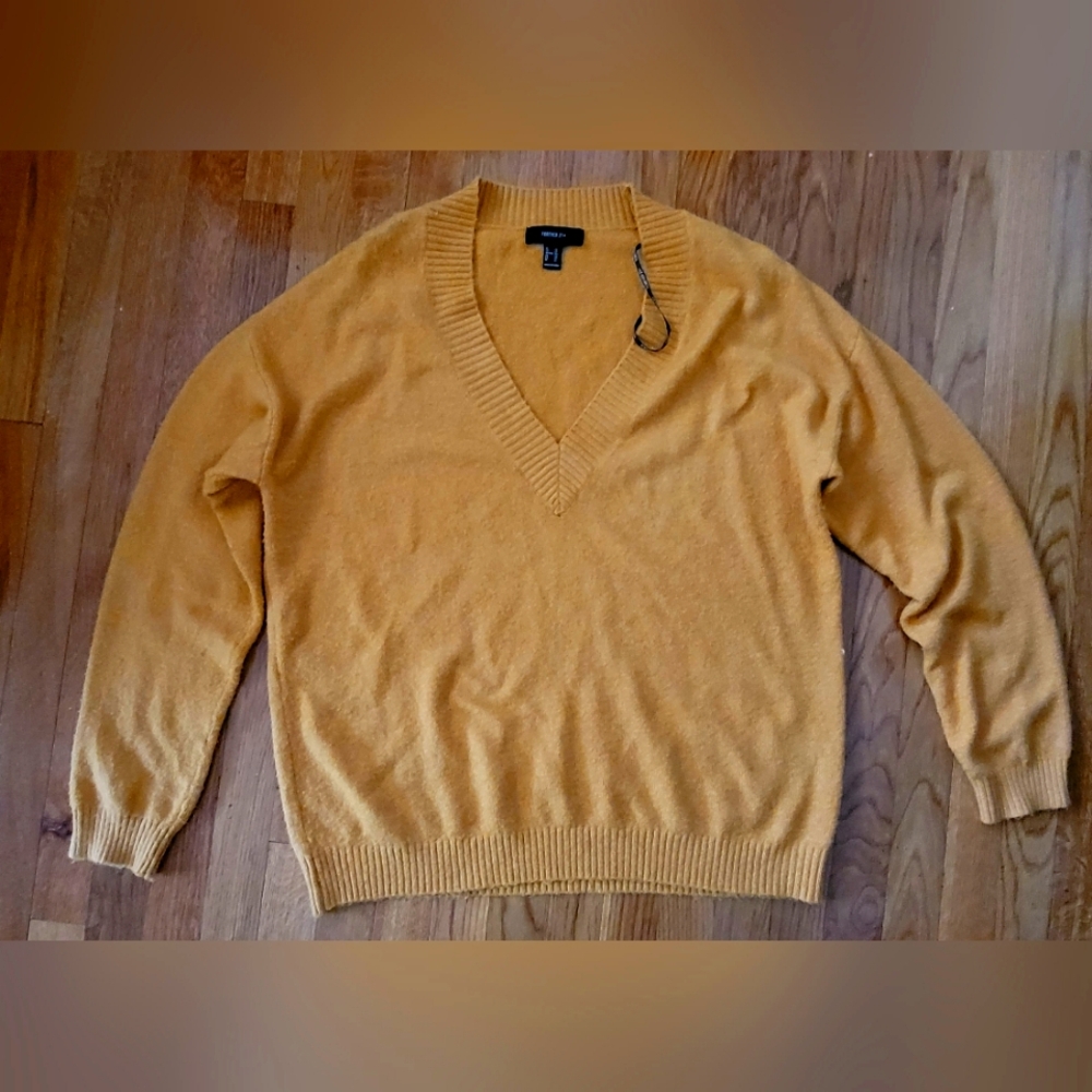 Women's Mustard Yellow Colored Sweater